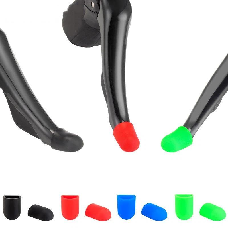Silicone Bike Brake Lever Covers 1 Pair Soft Anti-Scratch Dustproof Protective Sleeve for Mountain Road Bikes