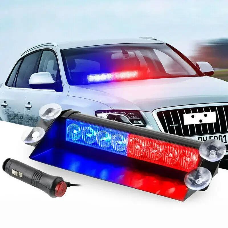 8 светодиодных полицейских огней, стробоскоп для автомобиля 12 В S12, светодиодный стробоскоп, мигающий, предупреждающий, аварийный, светодиодный стробоскоп, новый