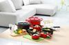 Горшок Ishigaki двуручный чугунный литой Bon Bonaire Cocotte Gas Fire IH Dual Use красный 22 см