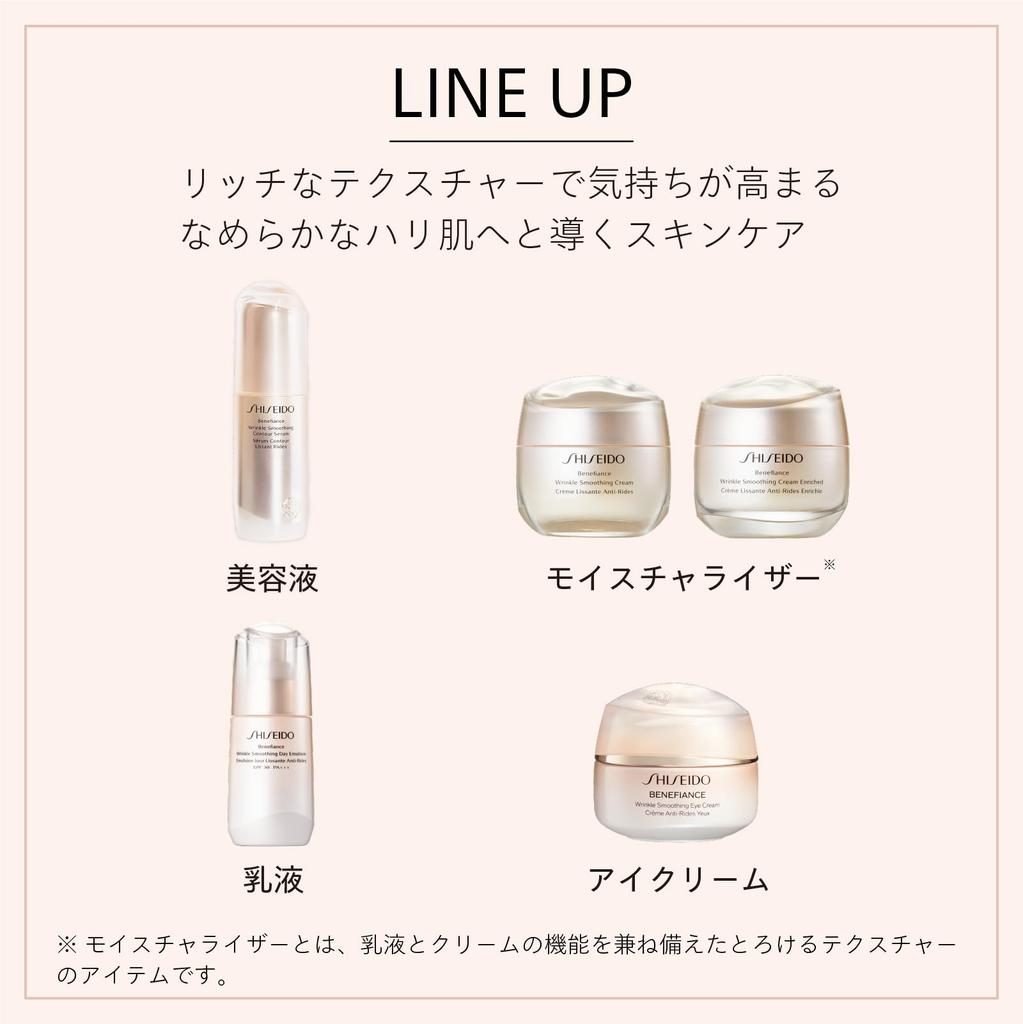 SHISEIDO Benefiance Wrinkle Smoothing Eye Cream N 15g Cream Floral Green Scent Dry Fine Lines Shiseido Official Store Cream/Eye Firmness,