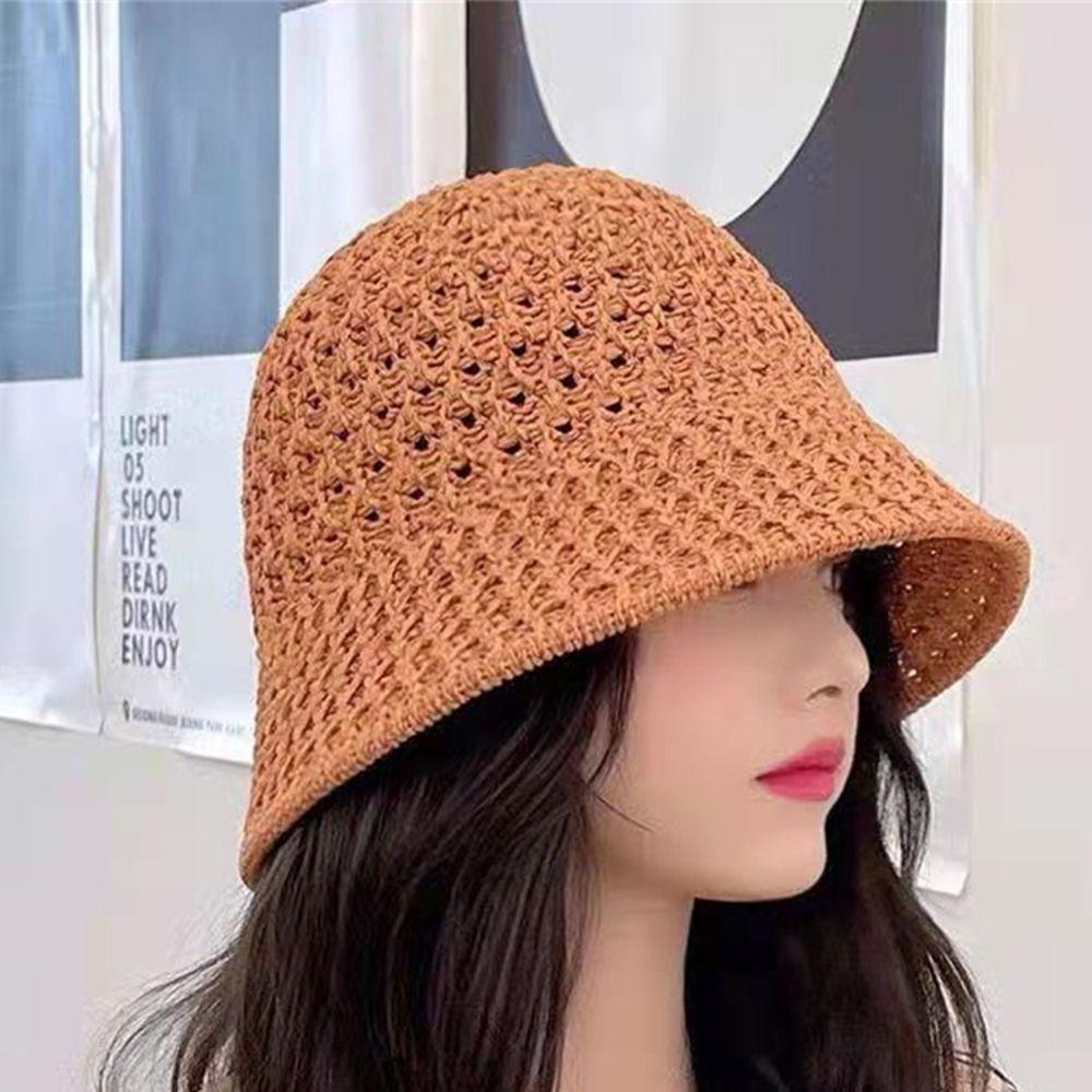 Ladies Soft Wide Brim Bucket Hat Beach Cap Fisherman Hats Sun Hats