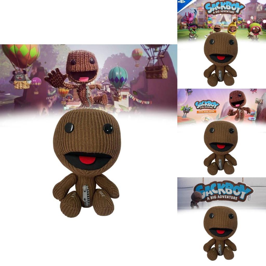 Плюшевая игрушка Sackboy из Little Big Planet 25 см Тканевое чучело животного Для детей