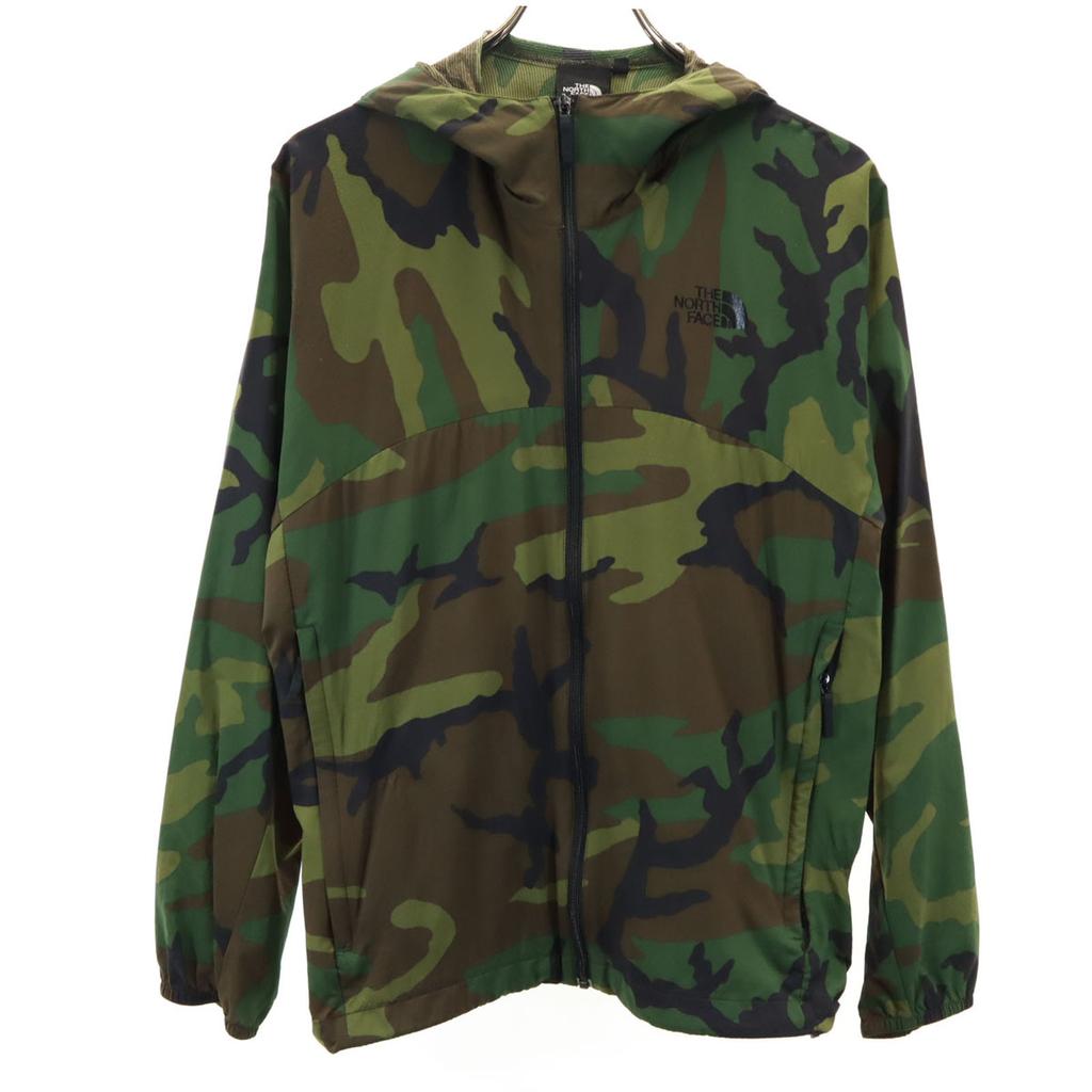 THE NORTH FACE camouflage Novelty Swallowtail Hoodie Nylon jacket Men's Used