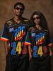 Men's and Women's Loose Fit Sweatshirt Street Style T-Shirt Summer Democratic Republic of Congo Printed V-Neck Short Sleeve Top
