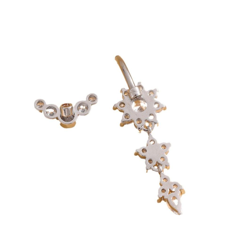 23 Циркониевое кольцо для пирсинга пупка - Украшения для пирсинга тела