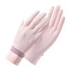 Summer sunscreen gloves women's ice silk sleeves driving sports thin non-slip elastic spring