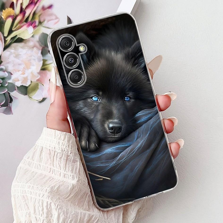 Чехол для Samsung Galaxy M34 M54 5G Роскошный Расписной Мягкий Тонкий Силиконовый ТПУ Задняя крышка на Samsung M14 SM-M145F M 14 GalaxyM14 Funda