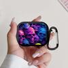 Чехол для Airpods Pro3 3 Pro Pro2 1 4 2 Чехлы для наушников Покрытия Ярко окрашенные Скелеты