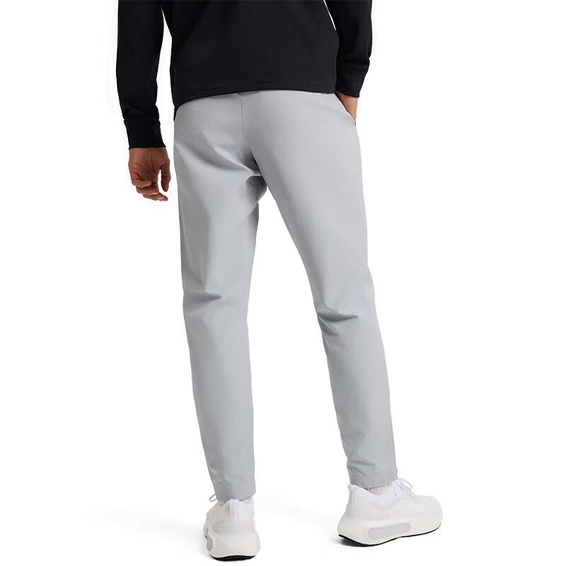Under Armour Rival Sports Серия для отдыха Логотип бренда Тканые Эластичные Дышащие Повседневные Брюки Мужские брюки Современный-Серый 1390150-011