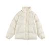 2026 Vintage Waffle Cotton Puffer Jacket Men Winter Loose Stand Collar Warm Coat