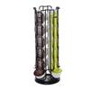 Coffee Capsule Holder 24 Capsules Coffee Capsule Dispenser Metal Holder Rotatable Capsule Storage Rack Coffee Accessories