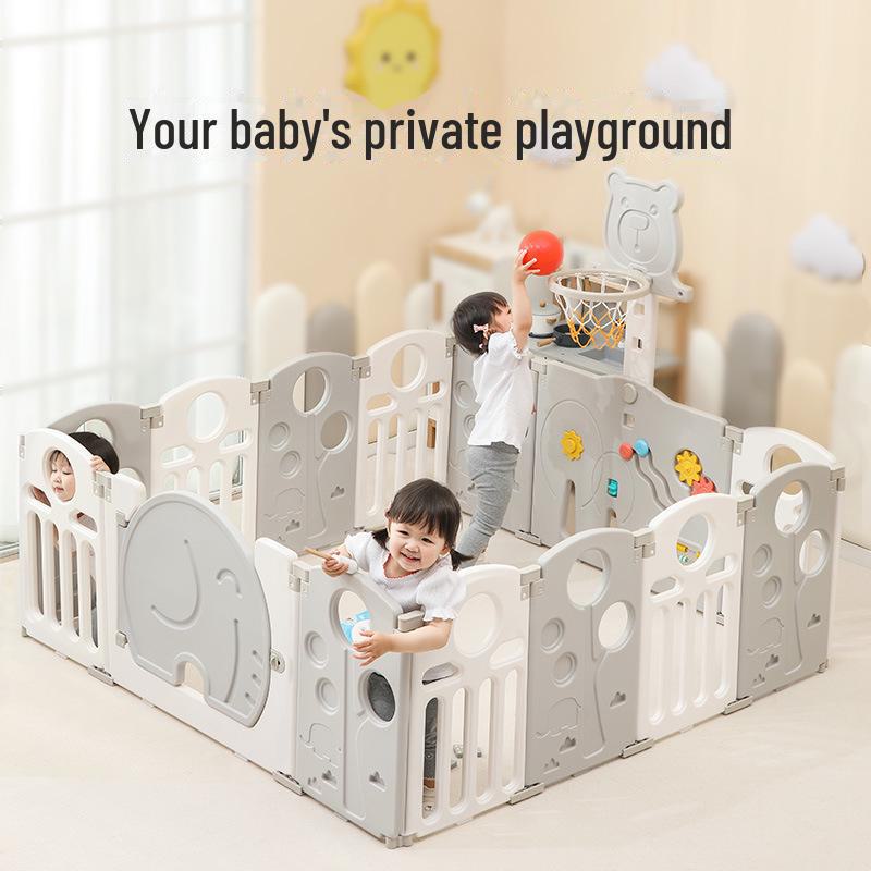 Детский безопасный складной манеж с ковриком для ползания для младенцев и малышей