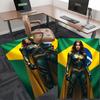 1pc Brazilian Superheroine Carpet Rug for Bedroom Living Room Decor Sofa Home Game Area Rug Non-slip Floor Mat. D72201143