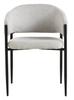 ARGOS upholstered chair, fabric, gray