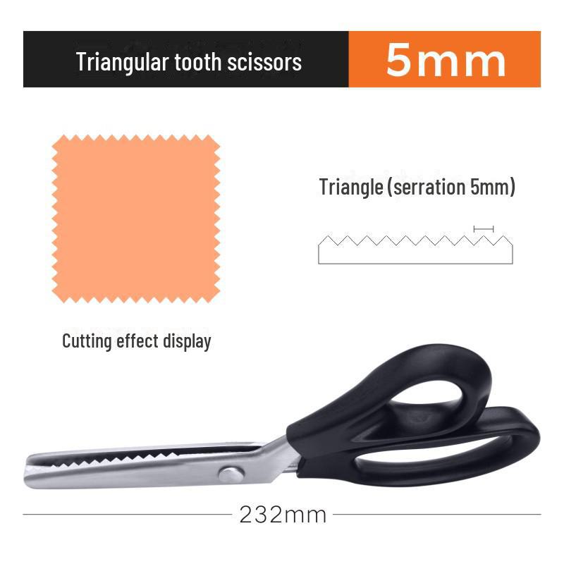 Ножницы для кружева из нержавеющей стали с зубцами и волнистым краем для пошива