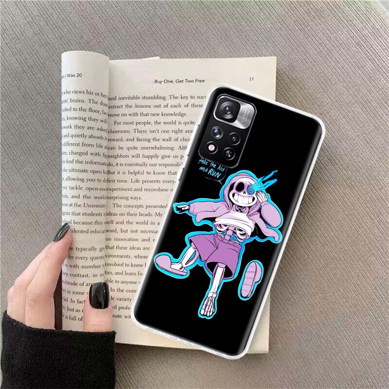 Чехол для телефона Undertale Sans Doggo для Xiaomi Poco X4 F4 GT X3 NFC X5 X6 X7 Pro 5G M5 M5S M3 F5 Mi F6 F3 F2 F1 Чехол Coque Fundas T