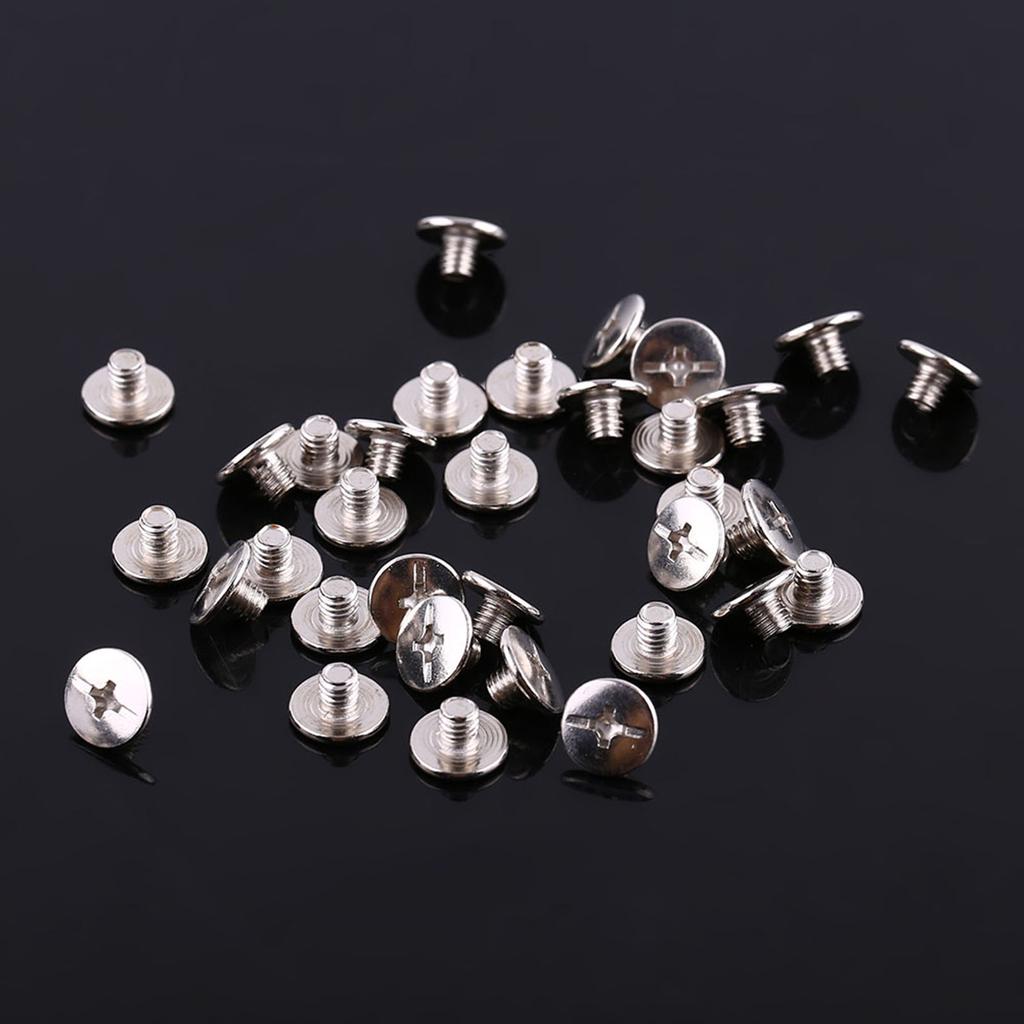 200PCS Binding Chicago Screws Nail Rivets, , High Hardness, for Album, Book Binding Craft