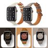 Slim Thin Genuine Leather Strap for apple Watch Series Small Waist Pin Buckle Universal Watch Strap