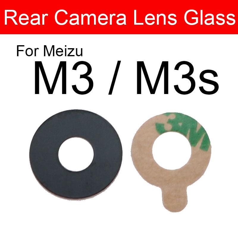1pc Back Camera Lens Glass Cover for Meizu M1 M2 M3 M3s M3E M5 M5s M6 M6s M6T S6 Max