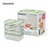GLASSLOCK 7-Piece Tempered Glass Food Storage Set
