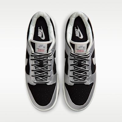 Мужские кроссовки Nike Dunk Low Retro 'Metallic Silver Black Sail'