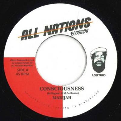 7-дюймовая пластинка MARIJAH Consciousness Conscious Dub ANR7005 All Nation UK 2021 UK Reggae Ska Dub