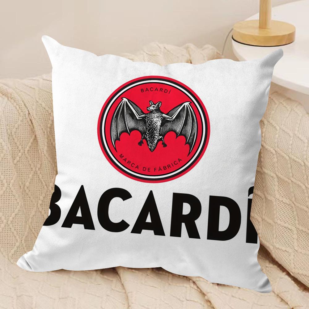 Classic BBacardiSS Cushion Cover Soft Plush Fabric DoubleSided Printed Cushion Covers for All Seasons Modern HomeDecor Gift