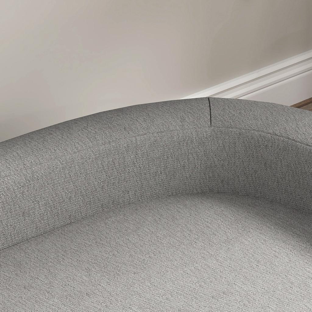 Dog Sofa for Large Dogs Up to 30 kg, Padded, Pine Wood Legs, 98 x 67 x 25 cm, Gray