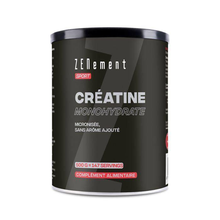 Créatine monohydrate pure en poudre - 500g