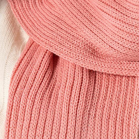 3Pcs/Set Women Winter Hat Scarf Gloves Set Solid Color Elastic Thickened Warm Brimless Hat Long Scarf Knitting Gloves Set