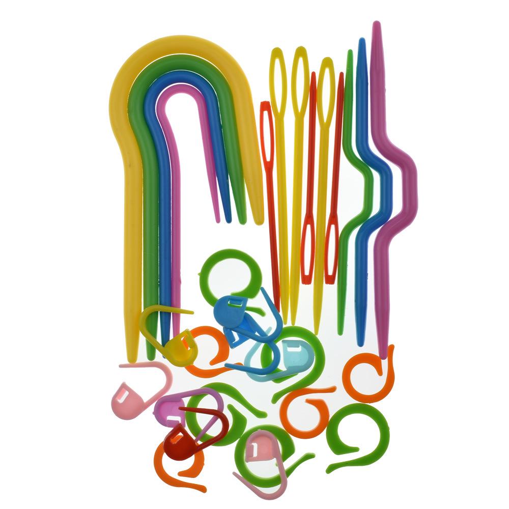 Маркеры для рукоделия, игла для вязания крючком, горячая распродажа, фиксирующий стежок, пластиковый популярный крючок для вязания, высокое качество, 1 комплект, зажим, АБС-пластик, аксессуары для вязальных спиц