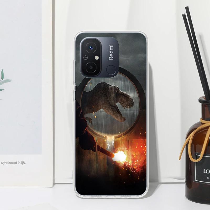 Jurassic Park Dinosaur World Phone Case For Xiaomi Redmi 12C 12 10C 10A 10 9C 9A 9T 9 8A 8 7A 7 6A 6 Pro K70 K40 K20 Fundas Back