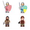 Medieval Castle Knight Guard Farmer Blacksmith Building Block Toys