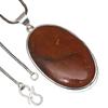 Pendant Designer Jasper Gemstone Valentine'Day Ethnic Silver Jewelry 2"