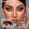 Контактные линзы FUNSACHY 1Pair, натуральные цветные линзы для глаз, цветные контактные линзы для глаз, косметические мягкие линзы для глаз, для учащихся ...