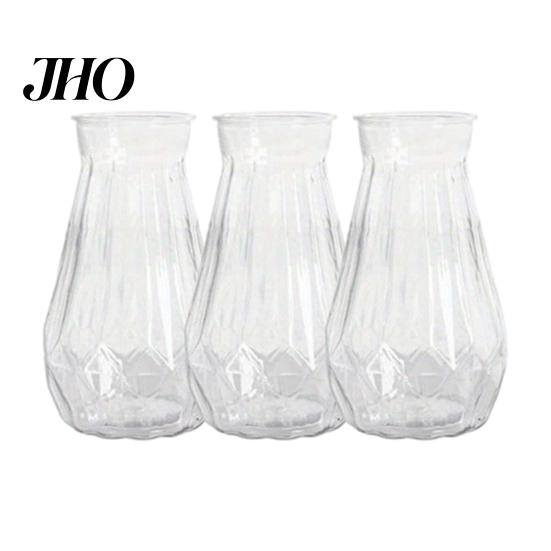 Lightweight Plastic Vase Clear Bud Decorative Flower Plant Holder Modern Centerpiece for Home Wedding Party Stylish