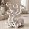 Waterproof Bathroom Decor 3D Printed Octopus Toothbrush Holder, Creative Space Saving Desk Organizer, Durable Stand PLA Material Stable Base