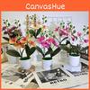 Potted Plastic Phalaenopsis Plants For Home Decoration And Photography Props