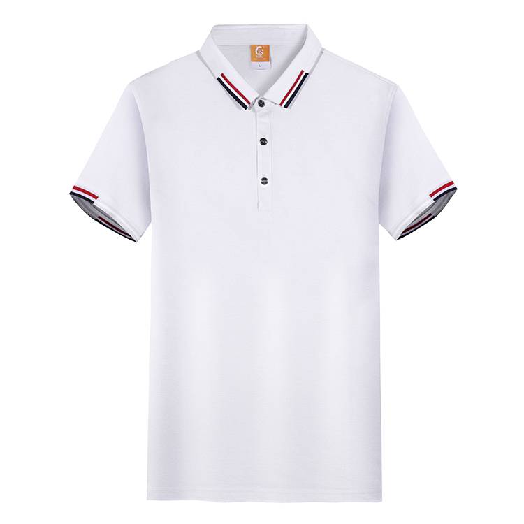 SGBL/TS 668 Fashionable Three-color Collar Cupro Cotton POLO