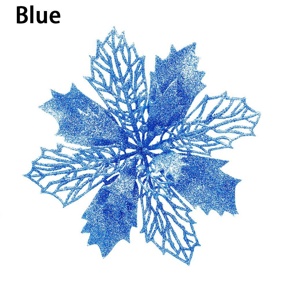 New Year Decor Christmas Flowers Fake Flowers Home Xmas Ornaments Christmas Tree Decorations