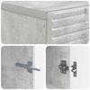 TV Stand Concrete Grey Engineered Wood