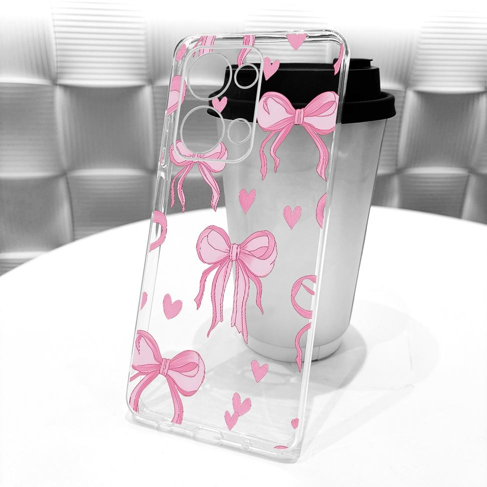 Transparent For Oppo Reno13 Case CPH2689 Cute Cat Fashion Butterfly Funny Painted Casing For Oppo Reno 13 PKM110 Cover
