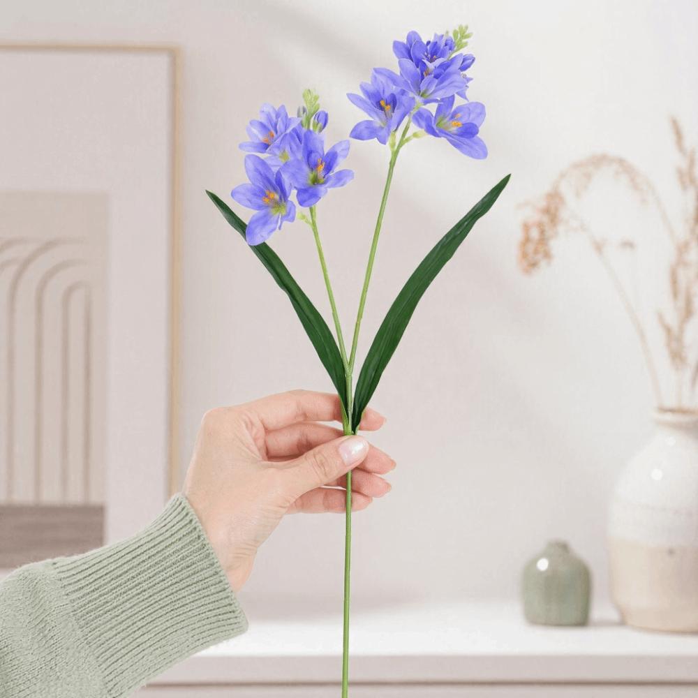 3D Texture Artificial Vanilla Orchid Flower Realistic Flower Decoration Home Decor