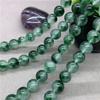 Натуральный драгоценный камень халцедон свободные бусины оптом 6/8/10 мм зеленые бусины для изготовления ювелирных изделий