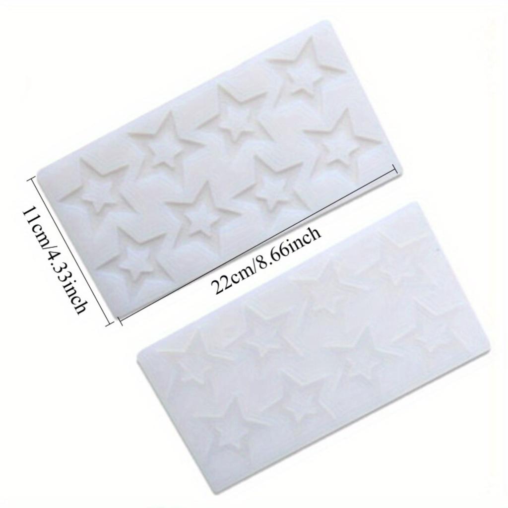 1 шт DIY 3D звезда форма силиконовая форма инструменты для украшения торта кекс силиконовая форма шоколадная форма декор противень для кексов трафарет для выпечки