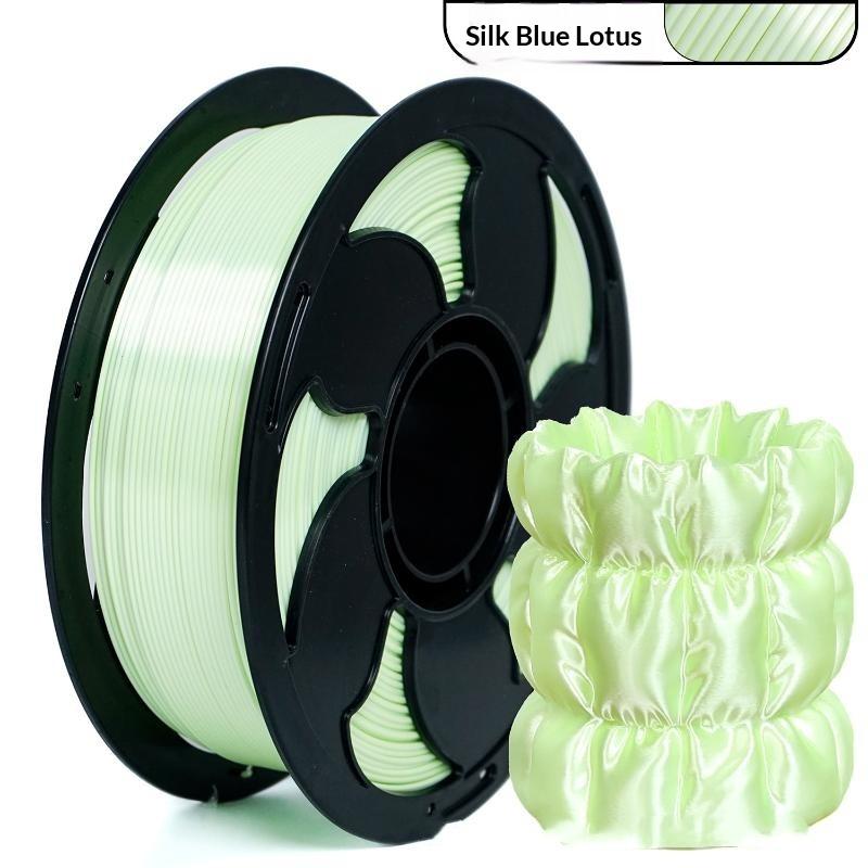 1 кг PLA-филамент Silk Rainbow 1,75 мм, блестящий, разноцветный, для 3D-принтера, с быстрым изменением цвета, +/-0,03 мм, катушка 1 кг