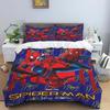 New Spider-Man printed bedding set, cartoon pattern duvet cover and pillowcases, single/double sheet set.