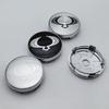 4pcs Ssangyong Logo Emblem Badge Car Wheel Center Caps O.D 60MM I.D 56MM Wheels Hub Cap Rim Hubcaps Dust Cover Car Accessories WW21