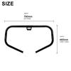 Черные круглые дуги безопасности для Harley Softail 18-26, Совместимы с ветровыми щитками для Touring