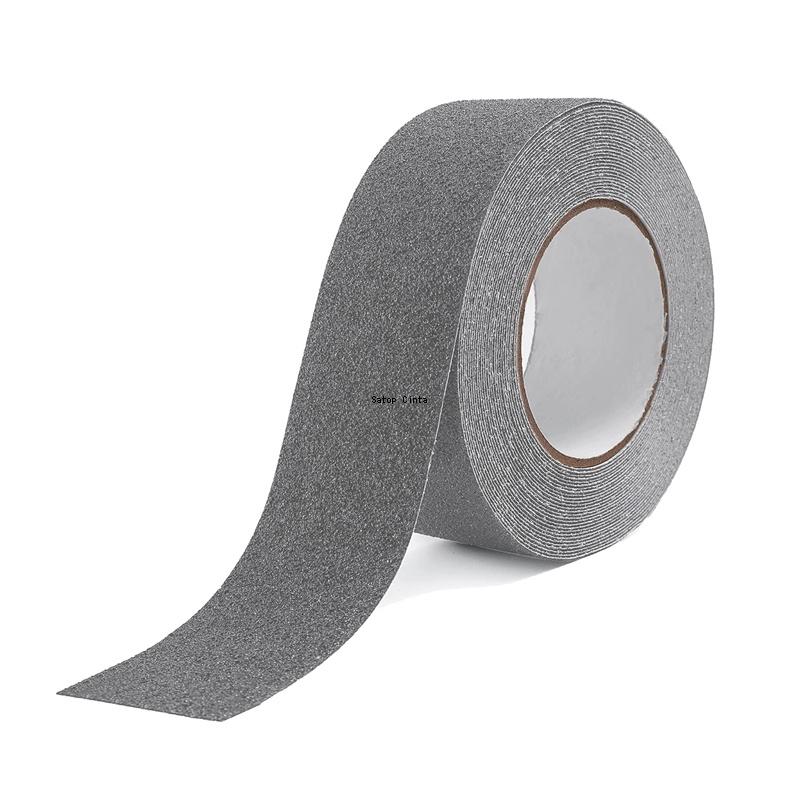 Anti Slip Warning Tapes 2Inch*16FT Heavy Duty Grey Grip Non-Slip Tape High Traction Non-Skid Strips For Stairs Tread Skateboard